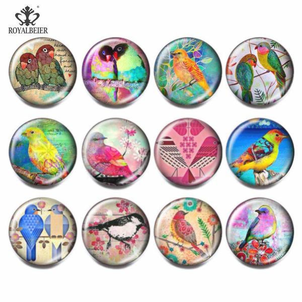 royalbeier 12pcs/lot mixed colorful parrots glass beads 18mm snaps button bijuterias charm diy bracelet jewelry women berloque, Golden;silver
royalbeier 12pcs/lot mixed colorful parrots glass beads 18mm snaps button bijuterias charm diy bracelet jewelry women berloque, Golden;silver