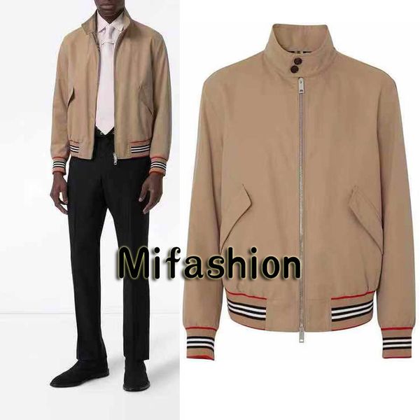 19fw winter autumn khaki luxury europe london england men women backside button embroidery logo zipper denim striped rib jacket street coat, Black;brown
19fw winter autumn khaki luxury europe london england men women backside button embroidery logo zipper denim striped rib jacket street coat, Black;brown