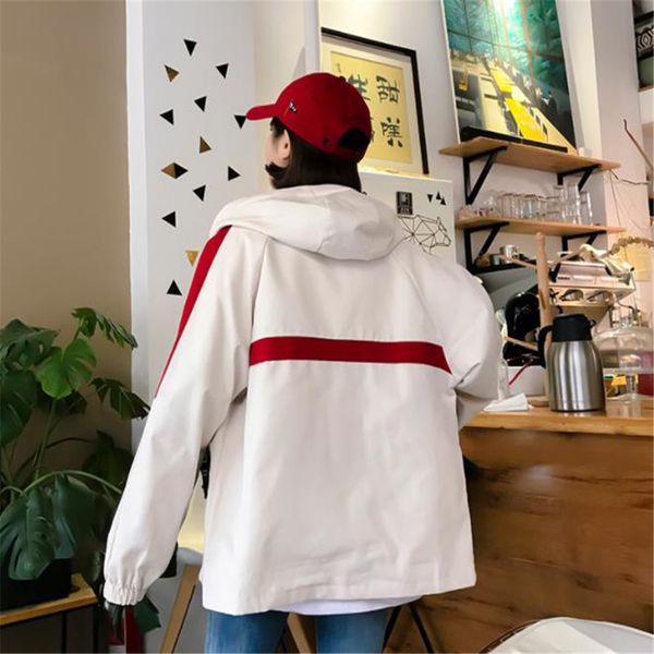 new casual fashion korean version of loose color matching hip hop baseball clothing tide women's jacket cotton clothes, Black
new casual fashion korean version of loose color matching hip hop baseball clothing tide women's jacket cotton clothes, Black