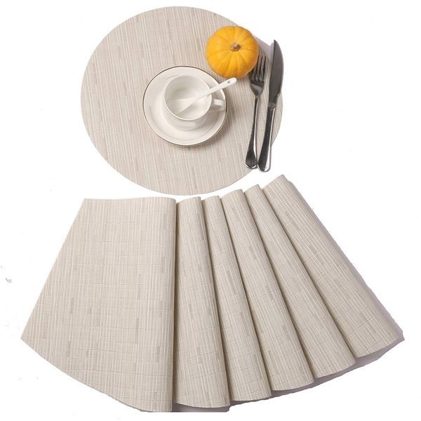 round table mat non-slip insulation bamboo pattern placemat heat resistant table mat mats pads
round table mat non-slip insulation bamboo pattern placemat heat resistant table mat mats pads