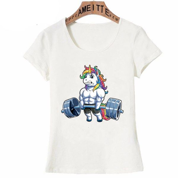 unicorn weightlifting t-shirt fitness gym deadlift rainbow gifts party women stomach six pack abs sport tee, White
unicorn weightlifting t-shirt fitness gym deadlift rainbow gifts party women stomach six pack abs sport tee, White