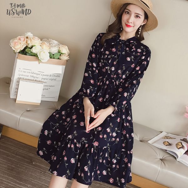 fashion bohe women chiffon dress elegant casual a line knee length ladies sweet bohemian print bow o neck long sleeves dress, Black;gray
fashion bohe women chiffon dress elegant casual a line knee length ladies sweet bohemian print bow o neck long sleeves dress, Black;gray