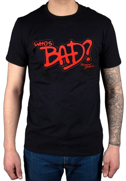 2019 funny t shirts michael jackson who's bad mens t-shirt king of pop jackson 5 music, White;black
2019 funny t shirts michael jackson who's bad mens t-shirt king of pop jackson 5 music, White;black