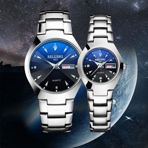 couple watch quartz wristwatches stainless steel casual watches wrist lovers calendar simple watch men women clock, Slivery;brown
couple watch quartz wristwatches stainless steel casual watches wrist lovers calendar simple watch men women clock, Slivery;brown