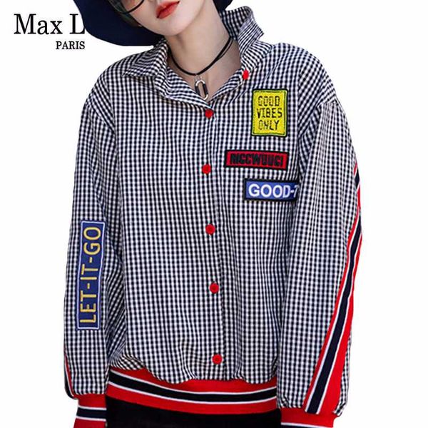 max new 2020 korean fashion blouses ladies punk streetwear women plaid printed loose shirts patchwork casual plus size, White
max new 2020 korean fashion blouses ladies punk streetwear women plaid printed loose shirts patchwork casual plus size, White