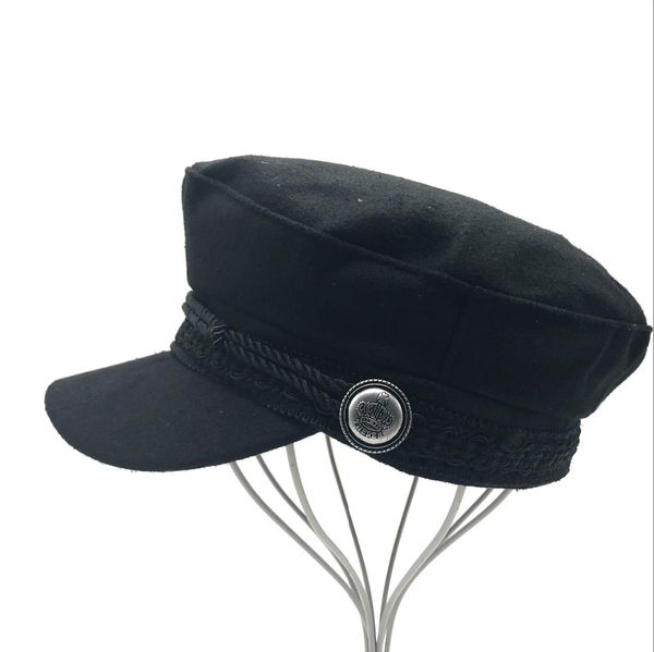 winter hats for women men octagonal cap wool button baseball caps sun visor hat gorras casquette touca black casual, Blue;gray 
winter hats for women men octagonal cap wool button baseball caps sun visor hat gorras casquette touca black casual, Blue;gray