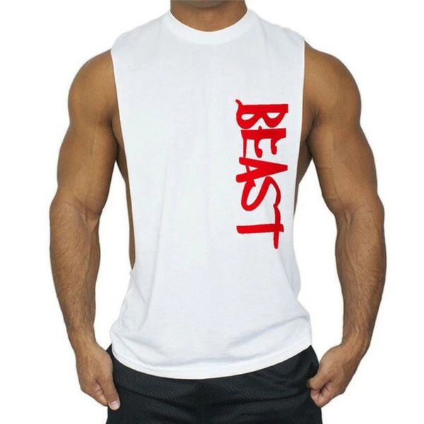 new sports bodybuilding fitness vest male european and american tide brand cotton loose sleeveless t-shirt sleeveless, White;black
new sports bodybuilding fitness vest male european and american tide brand cotton loose sleeveless t-shirt sleeveless, White;black
