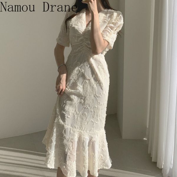 2020 new vestidos elegant v neck short sleeve dress women high waist lace up solid color ruffle korean dresses, Black;gray
2020 new vestidos elegant v neck short sleeve dress women high waist lace up solid color ruffle korean dresses, Black;gray
