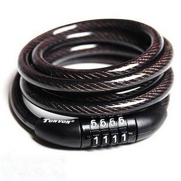 tonyon bike lock 4 digit code combination bicycle security lock 1200 mm x 8 mm steel cable spiral bike cycling bicycle
tonyon bike lock 4 digit code combination bicycle security lock 1200 mm x 8 mm steel cable spiral bike cycling bicycle