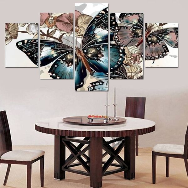 5pcs/set butterfly wall art oil painting on canvas (no frame) animal textured abstract paintings picture living room decor
5pcs/set butterfly wall art oil painting on canvas (no frame) animal textured abstract paintings picture living room decor