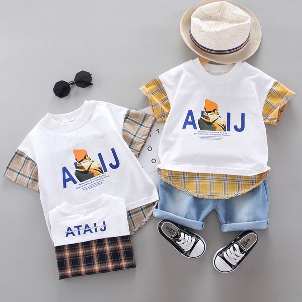 children outfits 2020 summer baby boy clothes korean casual blockcolor plaid short shirt +pants baby girls boutique outfits, White
children outfits 2020 summer baby boy clothes korean casual blockcolor plaid short shirt +pants baby girls boutique outfits, White