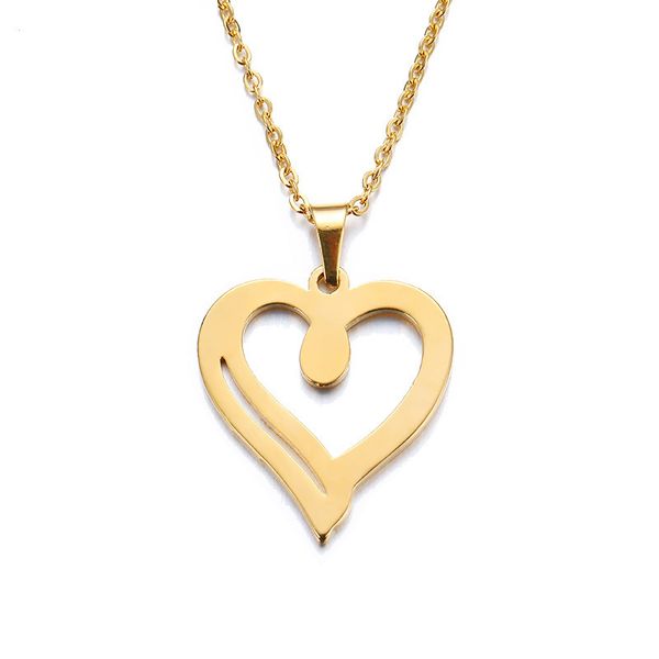 vintage charm stainless steel necklace for women man lover's heart gold and silver color pendant necklace engagement jewelry for girls
vintage charm stainless steel necklace for women man lover's heart gold and silver color pendant necklace engagement jewelry for girls