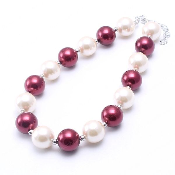 kids girls chunky beads necklace fashion pearl bubblegum necklace for baby child chunky necklace handmade jewelry, Red;brown
kids girls chunky beads necklace fashion pearl bubblegum necklace for baby child chunky necklace handmade jewelry, Red;brown