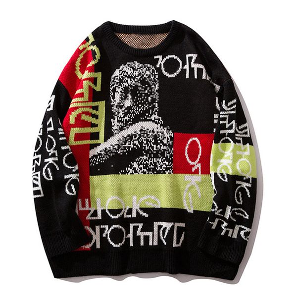 plegie sweaters men letter print mens pullover fashion o-neck sweaters black hip hop knitted high street autumn streetwear, White;black
plegie sweaters men letter print mens pullover fashion o-neck sweaters black hip hop knitted high street autumn streetwear, White;black