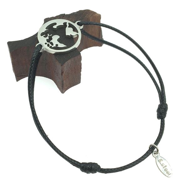 world map stainless steel charm adjustable cord bracelet stainless steel pendant string lucky bracelet for men women, Golden;silver
world map stainless steel charm adjustable cord bracelet stainless steel pendant string lucky bracelet for men women, Golden;silver