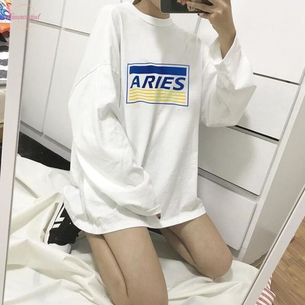 women autumn spring t shirt 2020 new fashion letter printed t shirt vintage loose casual long sleeve solid tshirt, White
women autumn spring t shirt 2020 new fashion letter printed t shirt vintage loose casual long sleeve solid tshirt, White