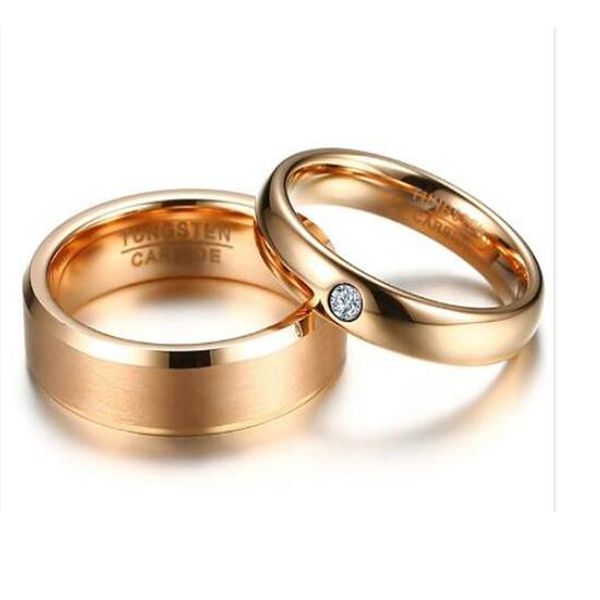 soul men 1 pair rose gold color tungsten carbide couples wedding rings for women men 6mm for his 4mm cz her, Silver
soul men 1 pair rose gold color tungsten carbide couples wedding rings for women men 6mm for his 4mm cz her, Silver