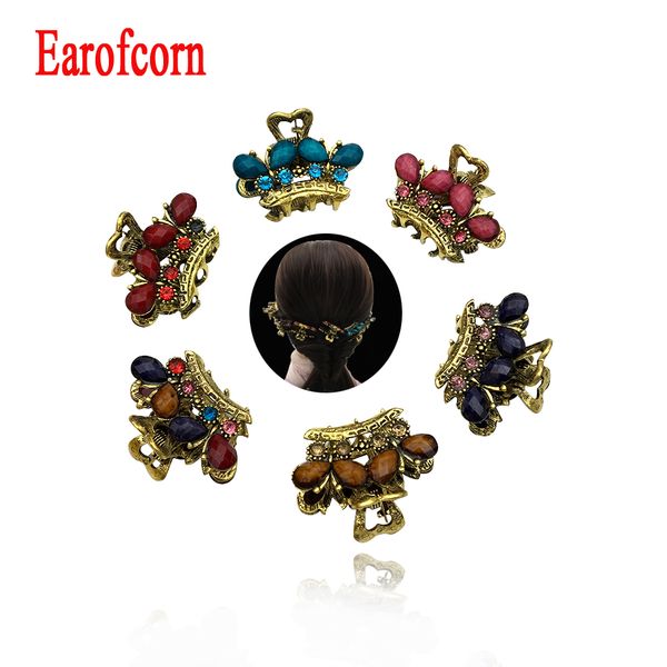 earofcorn fashion retro crack - accessories hairpin claw rhinestone flower hairpin female hair accessories (random delivery, Golden;white
earofcorn fashion retro crack - accessories hairpin claw rhinestone flower hairpin female hair accessories (random delivery, Golden;white