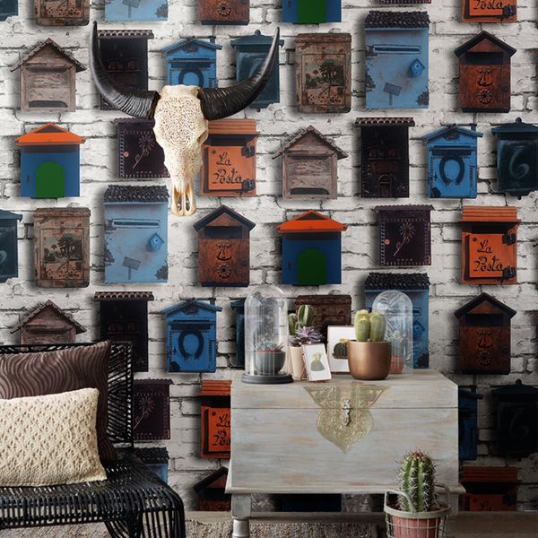 3d retro nostalgic wallpaper personality mailbox iron wall mural bar restaurant clothing store creative thick pvc wallpaper roll
3d retro nostalgic wallpaper personality mailbox iron wall mural bar restaurant clothing store creative thick pvc wallpaper roll