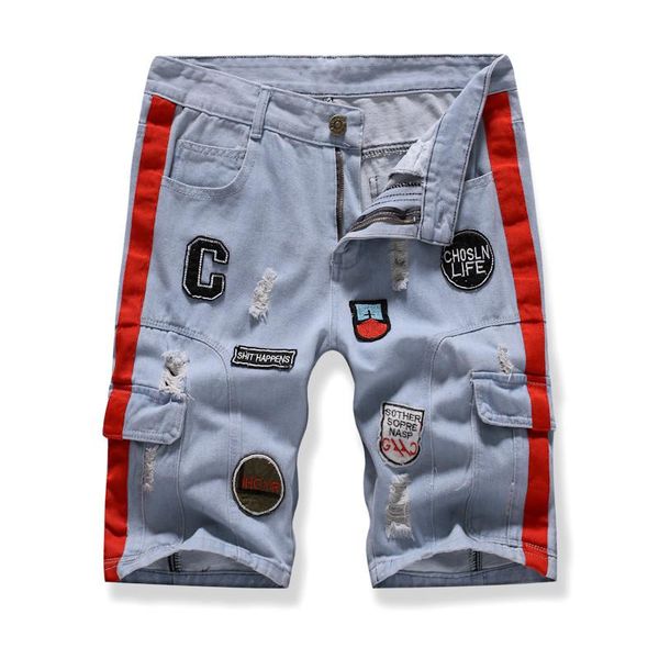 shorts embroidery relaxed loose midweight homme clothing casual panelled apparel with pocket fashion mens jeans, White;black
shorts embroidery relaxed loose midweight homme clothing casual panelled apparel with pocket fashion mens jeans, White;black