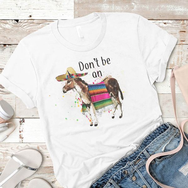 letter funny donkey printed printing women summer camisa mujer ladies shirt graphic female women tshirt tees t-shirt, White
letter funny donkey printed printing women summer camisa mujer ladies shirt graphic female women tshirt tees t-shirt, White