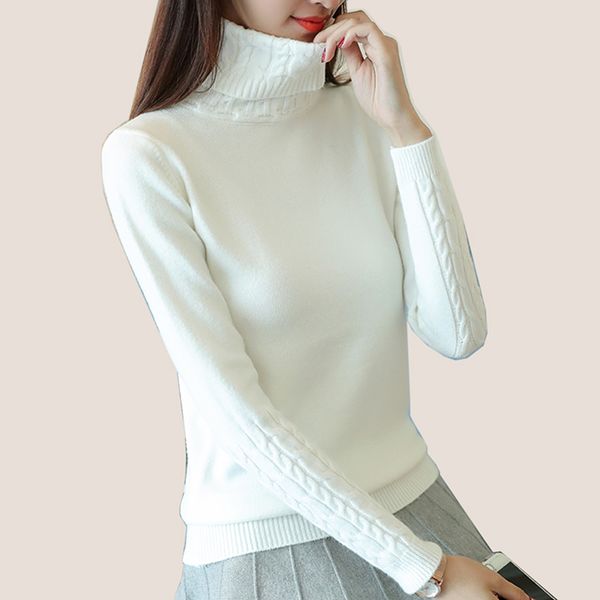 2018 autumn winter turtleneck sweaters women slim solid color pullover fashion sweater women new casual long sleeve pull femme, White;black
2018 autumn winter turtleneck sweaters women slim solid color pullover fashion sweater women new casual long sleeve pull femme, White;black