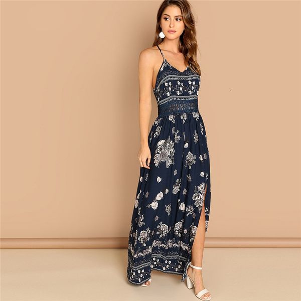 designer dresses womens clothes navy lace split front cami dress elegant slim floral print sleeveless dress autumn modern lady women, Black;gray
designer dresses womens clothes navy lace split front cami dress elegant slim floral print sleeveless dress autumn modern lady women, Black;gray