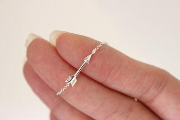 1 ingenious lovers small arrow charm love letters pendants necklace alloy through heart short chain lucky woman mother men's family gif, Silver
1 ingenious lovers small arrow charm love letters pendants necklace alloy through heart short chain lucky woman mother men's family gif, Silver