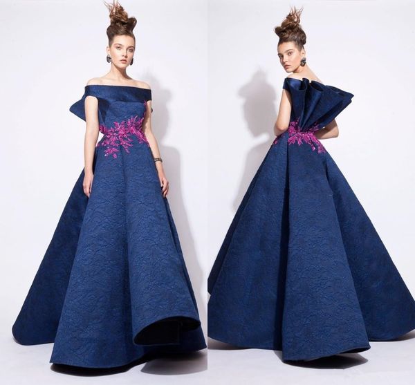 new lace evening dresses off the shoulder embroidery azzi and osta ball gown prom dresses a line modest design celebrity evening gowns, Black;red
new lace evening dresses off the shoulder embroidery azzi and osta ball gown prom dresses a line modest design celebrity evening gowns, Black;red