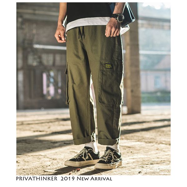 mens hip hop straight track pants 2019 man japanese streetwear cargo pants overalls men fashion pockets joggers, Black
mens hip hop straight track pants 2019 man japanese streetwear cargo pants overalls men fashion pockets joggers, Black
