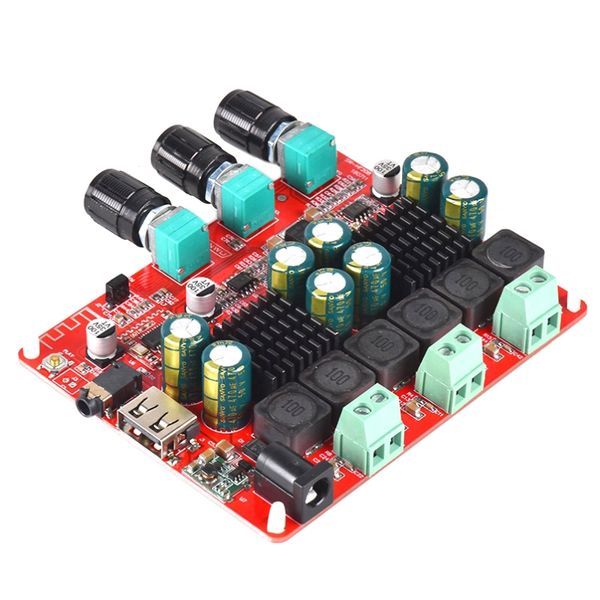 tpa3116d2 4.2 bluetooth 2.1 channel stereo digital audio amplifiers board 50wx2+100w fm radio usb mp3 play
tpa3116d2 4.2 bluetooth 2.1 channel stereo digital audio amplifiers board 50wx2+100w fm radio usb mp3 play