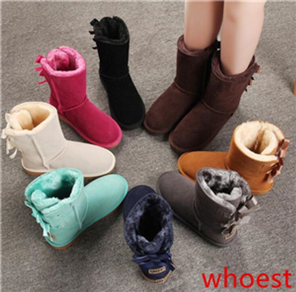 women boots ug women snow boots australian style cow suede leather 2-bow back winter lady short boots
women boots ug women snow boots australian style cow suede leather 2-bow back winter lady short boots