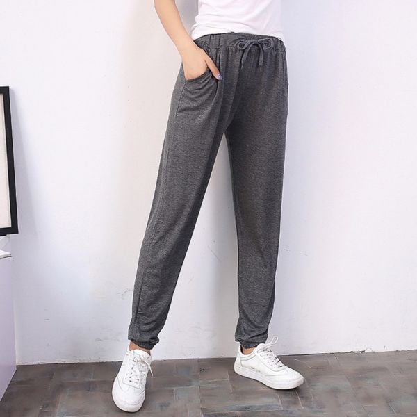 spring and summer women casual sweatpants black pant ladies loose trousers joggers sweat pants, Black;white
spring and summer women casual sweatpants black pant ladies loose trousers joggers sweat pants, Black;white