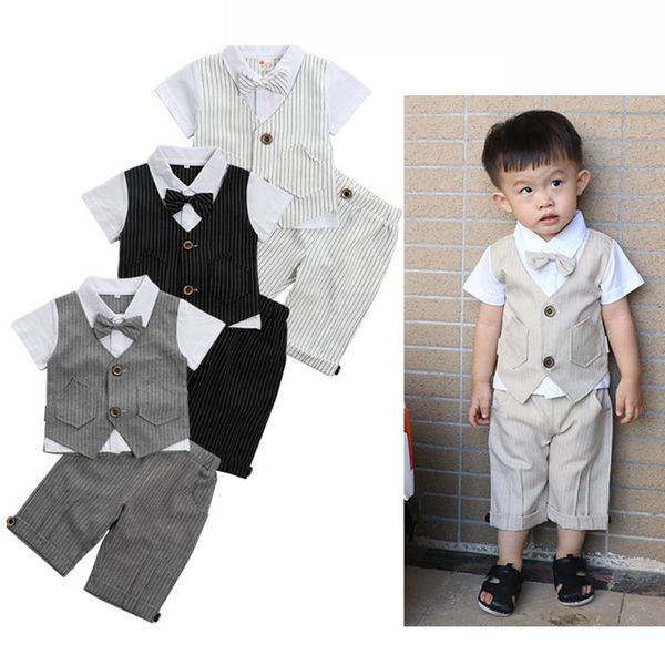 baby boys clothes sets summer toddler boys clothes gentleman bowknot vest+shorts kids tracksuit suit for children, White
baby boys clothes sets summer toddler boys clothes gentleman bowknot vest+shorts kids tracksuit suit for children, White