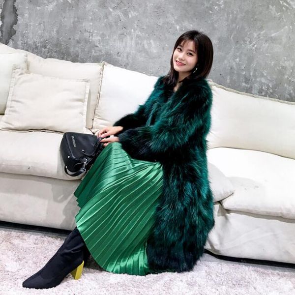 real genuine natural raccoon fur coat women fashion long jacket ladies 100cm length warm overcoat outwear custom plus size sr373, Black
real genuine natural raccoon fur coat women fashion long jacket ladies 100cm length warm overcoat outwear custom plus size sr373, Black
