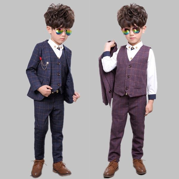 children suit boys wedding suits kids blazer boys formal suit for weddings boys clothes set jackets+vest+pants 3pcs, Blue
children suit boys wedding suits kids blazer boys formal suit for weddings boys clothes set jackets+vest+pants 3pcs, Blue