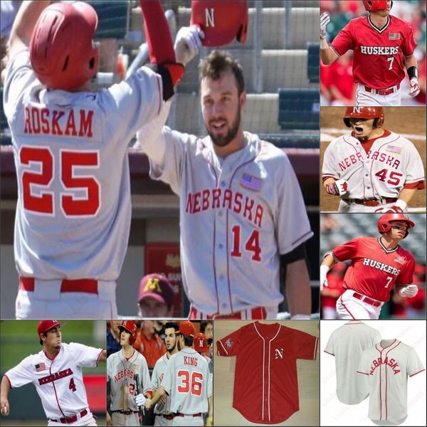 nebraska cornhuskers stitched ncaa college baseball jersey 24 aaron palensky 39 mojo hagge 44 bo blessie 7 angelo altavilla alex gordon, Black
nebraska cornhuskers stitched ncaa college baseball jersey 24 aaron palensky 39 mojo hagge 44 bo blessie 7 angelo altavilla alex gordon, Black