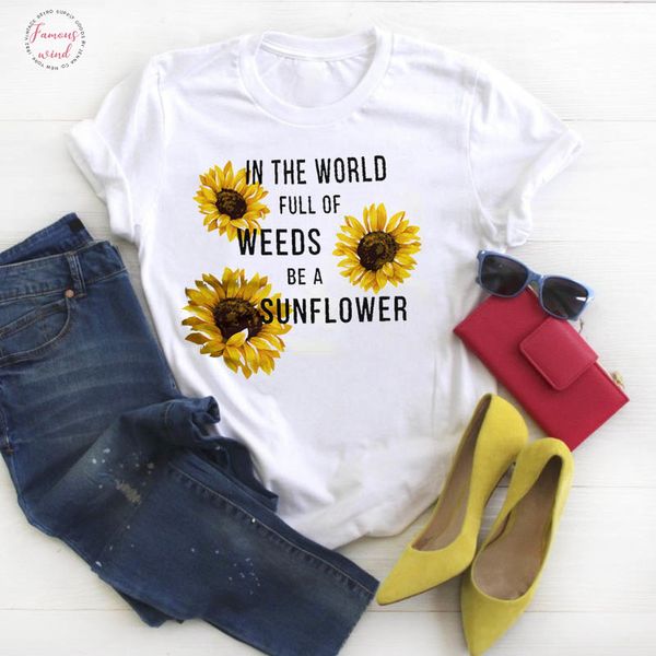 women shirt womens cartoon sunflowers letter tshirt tees graphic cap sleeve printed ladies clothes kawaii short sleeve female t shirt, White
women shirt womens cartoon sunflowers letter tshirt tees graphic cap sleeve printed ladies clothes kawaii short sleeve female t shirt, White