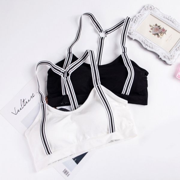 sfit women seamless word shoulder with chest pad camisole seamless bra white and bra underwear sports 2019 mujer, White;black
sfit women seamless word shoulder with chest pad camisole seamless bra white and bra underwear sports 2019 mujer, White;black