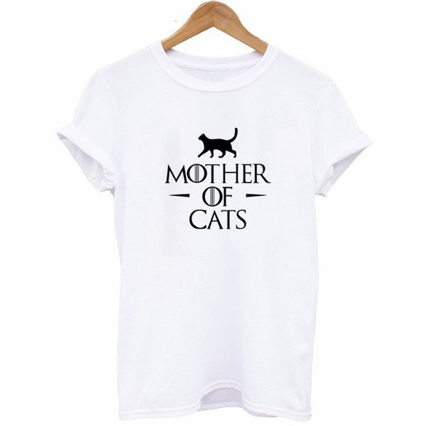 new women's t shirt cartoon mother of cats letters animal printed t-shirts female summer casual tee white clothing
new women's t shirt cartoon mother of cats letters animal printed t-shirts female summer casual tee white clothing