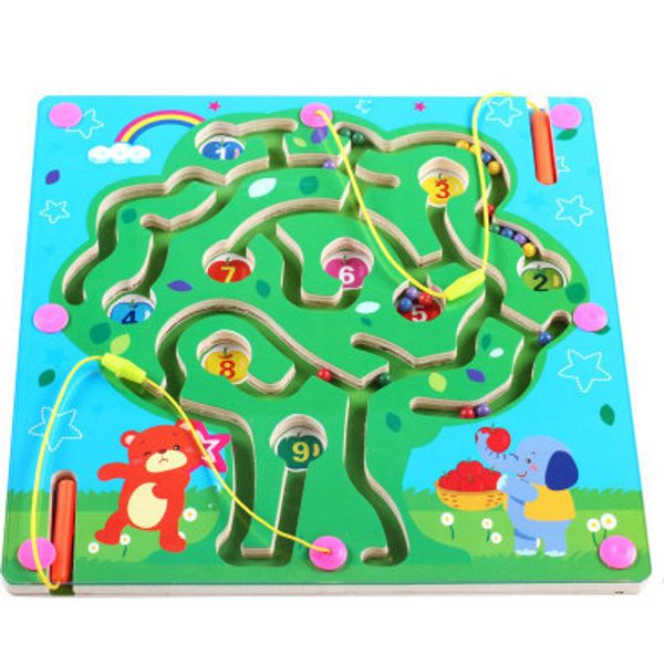 qzm children tree magnetic maze pen wielding roll-on educational force class tabletoys 0.75
qzm children tree magnetic maze pen wielding roll-on educational force class tabletoys 0.75