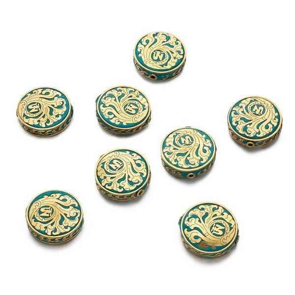 10pcs/set handmade indonesia beads brass nickel green flat round unplated for jewelry making findings 30x8mm
10pcs/set handmade indonesia beads brass nickel green flat round unplated for jewelry making findings 30x8mm