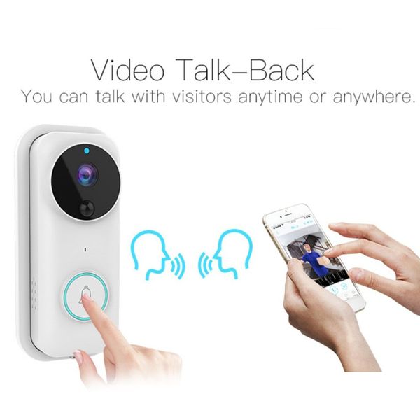 

doorbell intelligent video doorbells wifi remote camera surveillance two-way intercom night vision long standby wifi1080p b70