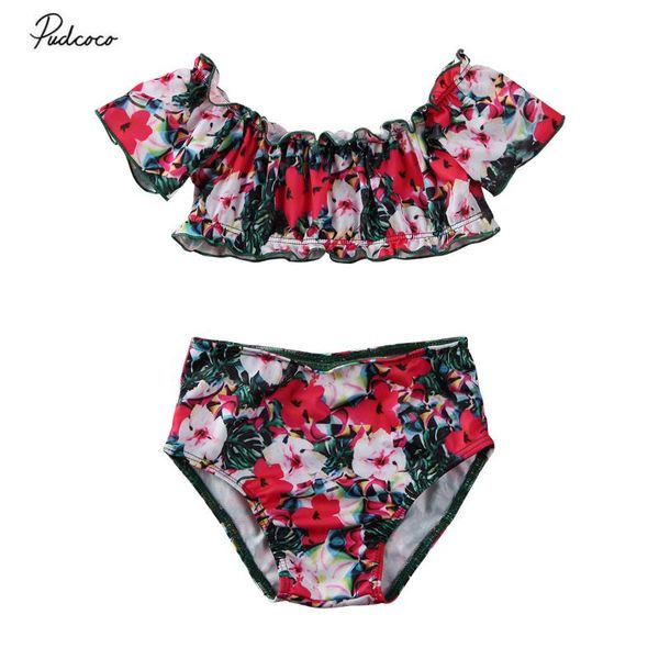 2020 summer swimsuit crops high waist bottoms 2pcs set 1-5t baby girls infant kids bathing suit beach wear floral swimwear, White
2020 summer swimsuit crops high waist bottoms 2pcs set 1-5t baby girls infant kids bathing suit beach wear floral swimwear, White