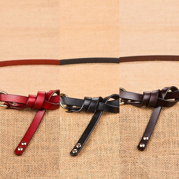 cowhide belt women's leather decorative sweater dress dress thin simple casual all-match sweater knot women's belt, Black;brown
cowhide belt women's leather decorative sweater dress dress thin simple casual all-match sweater knot women's belt, Black;brown