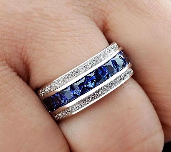 handmade 14k white gold filled square simulated diamond cz stone overlay eternal wedding engagement ring for women and men size 6 - 10, Golden;silver
handmade 14k white gold filled square simulated diamond cz stone overlay eternal wedding engagement ring for women and men size 6 - 10, Golden;silver