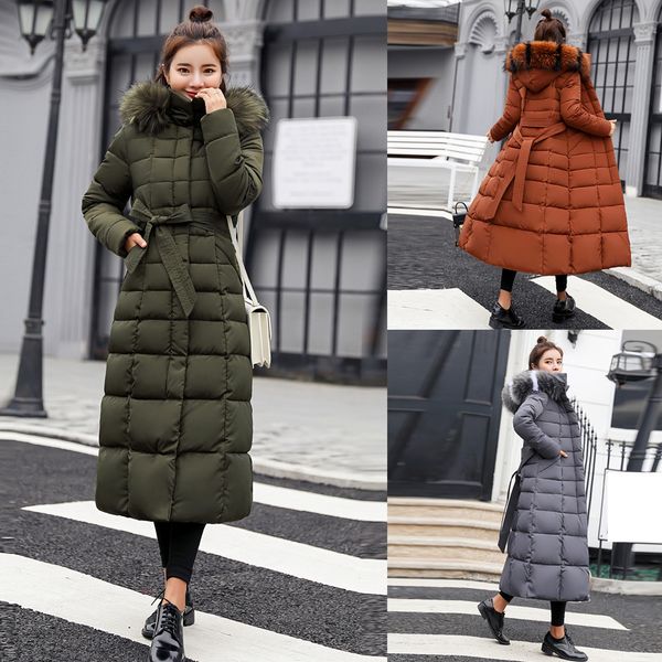 women winter parkas fashion slim jacket fur hooded coat long cotton padded warm thicken long coats parka pocket jackets 9.6, Tan;black
women winter parkas fashion slim jacket fur hooded coat long cotton padded warm thicken long coats parka pocket jackets 9.6, Tan;black