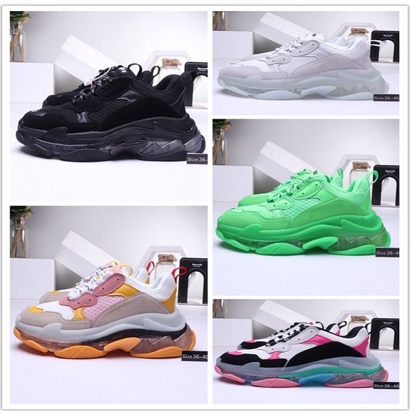 2019 flash deal crystal bottom triple-s leisure shoes luxury dad shoes platform triple s sneakers for men women chaussure, Black
2019 flash deal crystal bottom triple-s leisure shoes luxury dad shoes platform triple s sneakers for men women chaussure, Black