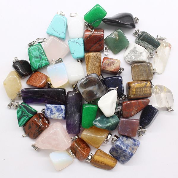 wholesale 30pcs/lot selling trendy assorted natural stone mixed irregular shape pendants charms jewelry z, Silver
wholesale 30pcs/lot selling trendy assorted natural stone mixed irregular shape pendants charms jewelry z, Silver