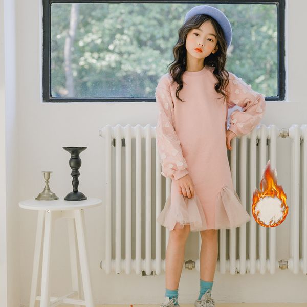 lace patchwork velvet sweet pink girls hoodie dress winter thicken warm long sleeve skirts, Black
lace patchwork velvet sweet pink girls hoodie dress winter thicken warm long sleeve skirts, Black